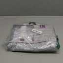 Lush Decor Night Sky Window Curtain Panel, Single, 42" W x 84" L, Gray & White - Sequin Curtains - Sparkle & Color Block Design - Modern Glam Decor - Long Curtains For Bedroom & Living Room