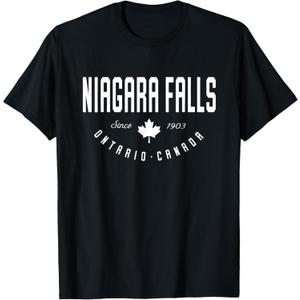 CA Niagara Falls Ontario Canadian Maple Leaf T-Shirt XL