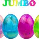 4 x Pinkiwine 4 Pack Prefilled Easter Eggs with Princess Deformation Eggs Toys Inside for Kids Boys Girls Easter Basket Stuffers Gifts Party Favors