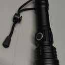 BIKACU Tactical Flashlight with Picatinny Rail Mount, 3000 High Lumens Bright USB Rechargeable Flashlights with Tactical Pressure Switch, Adjustable Focus,3 Modes, Waterproof Hunting Light