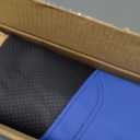 Skechers Car Seat Covers, Work Leather Seat Covers 5-Times Stronger Built-in Webbing, Oxford Fabric Front Seat Cover, Airbag Compatible, Automotive Comfort for Cars, Trucks, SUVs,Bule