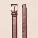 Amazon Essentials Men's Leather Belt, Classic Style