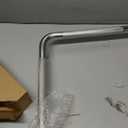 Polished Chrome Angled Grab Bar 16x16 Inch, L-Shaped Grab Bars for Shower