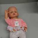 SMILESSKIDDO Baby Doll with Backpack Carrier, 14'' Realistic Dolls with Accessories, Includes Feeding Playset, Baby Care Set, Toddler Pretend Play Babydoll Toys for 1 2 3+ Year Old Kids Girls