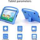 ATOZEE Kids Tablet, 7 inch Tablet for Kids 4GB+32GB Supports 1TB Expansion Android Preinstalled Parental Control Children Education with Shockproof Kickstand Case, GMS Certified Toddler Tablets.
