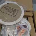 Astercook Ceramic Non-stick Cookware 21 Pcs Pots and Pans Set, Detachable Handle, RV Kitchen Non Stick Cooking Set Removable Handles, Oven Safe, Induction Ready, Stackable, Cream White