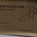 GreenChief Folding Bed Assist Rail for Elderly Adults - Fall Prevention Bed Cane with Adjustable Height, Bed Safety Grab Bar with Storage Pouch, Fit King, Queen, Full, Twin Bed (Holds up to 350 LBS)
