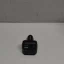 JOYROOM Bluetooth Car Adapter FM Transmitter Bluetooth Cigarette Lighter Adapter Fast Charging Dual Mics HiFi Bass LED Display Wireless Radio Hands-Free Calling Support USB Drive (Black)