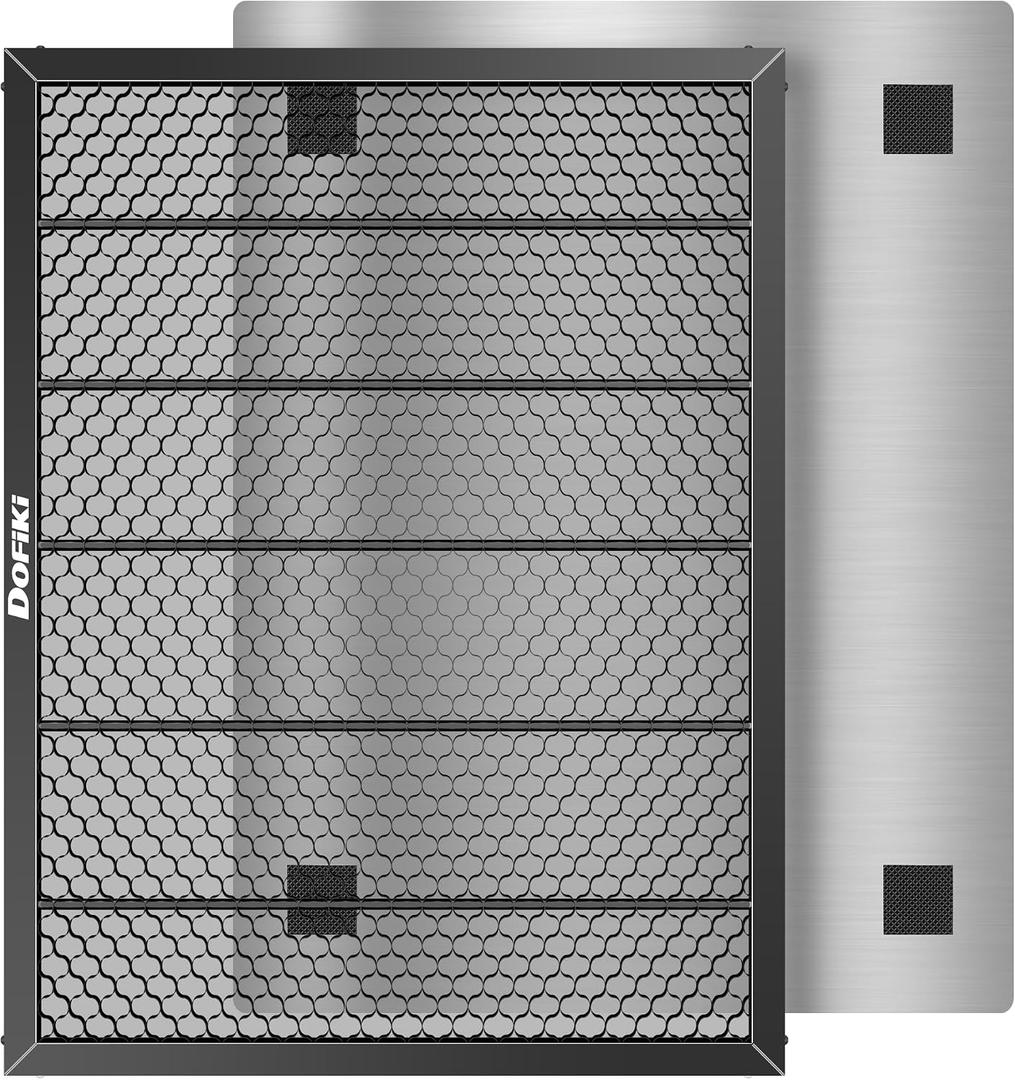 Dofiki Honeycomb Laser Bed for Falcon A1 and A1 Pro, Come with Aluminum Bottom Panel, Honeycomb Plate for Laser Cutting