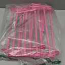 LNYZQUS 5-Tier Small Kids Shoe Rack Organizer, Pink Toddler Shoe Shelf Shoe Stand for Closet Narrow Space,Mini Shoe Storage Rack Short Shoe Tower for Women & Girls(Full Pink)