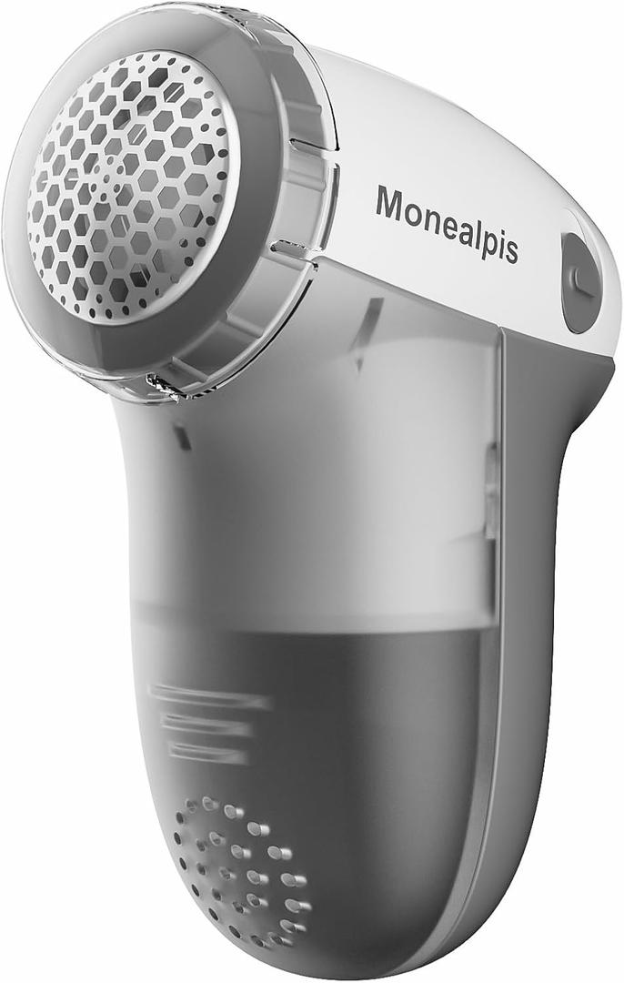 Monealpis Fabric Shaver Lint Remover, Pilling and Lint Balls Removal for Sweaters, Clothes, and Furniture - Battery Operated Pill Remover