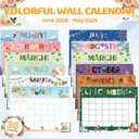 GuassLee Desk Calendar 2026-2029,36 Months 22" x 17" Large Calendar from June 2026 to May 2029,Desktop/Wall Monthly Planner with Julian Date and Thick Paper for Office Home School