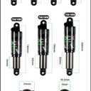 Chooee Mountain Bike Rear Shock absorber 120mm/125mm/150mm/165mm/185mm/190mm/200mm Bicycle Rear Suspension Shock Absorber 120mmx550lbs