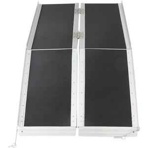 SEBLAFF 4FT 48inch x 28.7inch 600lbs Capacity Multi-Fold Wheelchair Loading Ramp for Loading Bicycle, Motorcycle, ATV, Quad, Lawnmower, Snowblower 1220mm x 730mm Aluminum