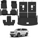Floor Mats for 2021-2026 Grand Cherokee L 6 Seats(W/o 2nd Center Armrest)