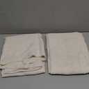 MYSKY HOME Linen Curtains for Living Room, Natural Semi Sheer Curtains & Drapes 84 inches Length 2 Panels Set Farmhouse Country Boho Style Back Tab Draperies for Sliding Glass Door, 50" Wide, Linen