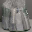 Lamosi 100 Pack 12 oz Clear Plastic Cups with Lids and Straws, Disposable Iced Coffee Cups with Lids for To-Go Cold Drinks, Smoothies and Slushie