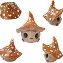 Mushroom Outdoor Garden Decor Statue Garden Gnomes Statues for Home Desk, Yard, Patio, Backyard, Fairy Garden, Balcony,Lawn Ornament,Mothers Day, Birthday Gifts for Women, Grandma, Mom