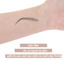 Maitys 12 Sheets 108 Pairs 4D Hair Like Waterproof Eyebrow Tattoos Stickers Temporary Transfer Brows Decal Peel off Fake Eyebrow Sticker Instant Authentic Brow Decal for Women(Lovely Style)