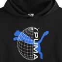 PUMA Kids' Graphic Hoodie, 3T, Black