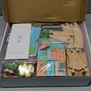 Tiny Land 110PCS Wooden Train Set  Toy Train with Tracks for Kids Ages 3-7, Compatible with Major Brands, Ideal Railway Playset for Boys and Girls, Great Birthday