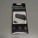 HEYSTOP Switch 2 Case Compatible with Nintendo Switch 2 Case Cover, Switch 2 Protective TPU Cover with Screen Protector and 6 Thumb Grips,HD Tempered Glass,Shock-Absorbing&Scratch-Resistant