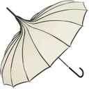 TopTie Pagoda Umbrella Parasol Bridal Wedding Umbrellas Sunproof Windproof, one size