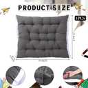 Threehoney Extra Large Plush Tufted College Headboard Dorm Bed Headboard Pillow 39.4 x 35.4 x 3.2 Inches Support Reading Backrest Back Freshman College Dorm Room Supplies(Dark Gray), 39.4 x 35.4 x 3.2 inches/ 100 x 90 x 8 cm