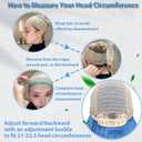 Cosplay Long Blue Wig 28 Inch Middle Part Synthetic Wig Realistic Gifts Party Wigs for Women Daily Use Colorful Wigs (Blue)