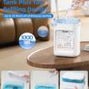 Portable Air Conditioner, Personal Evaporative Cooler with 3-Speed Cooling Fan, 1L Water Tank, 2-Mist Humidifier, 7-Color LED Light, for Room, Bedroom, Office (White)