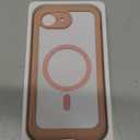 Miracase Magnetic for iPhone 16e Case Full-Body Phone with Built-in Glass Screen Protector, [Compatible with MagSafe] Military Drop Proof 16E Cover Bumper 6.1 inch, Pink