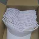 12 Pack Sun Visor Hats Softball Adjustable Cap Sun Protection for Women Men (White)