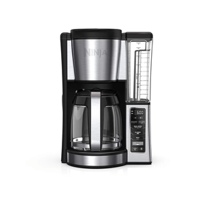 Ninja 12-Cup Programmable Coffee Brewer, 2 Brew Styles, Adjustable Warm Plate, 60oz Water Reservoir, Delay Brew - Black/Stainless Steel