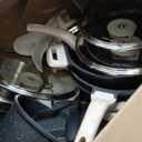 CAROTE 21pcs Pots and Pans Set Nonstick, Cookware Set Black Granite Induction Kitchen Cooking Set w/Frying Pans & Saucepans(PFOS, PFOA Free)