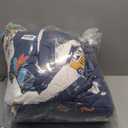 DJY Cotton Twin Bedding Set, Dinosaur Cars Reversible Twin Comforter Set for Kids Boys Girls, 4 Pieces Bed in a Bag Includes Quilted Comforter, Flat Sheet, Fitted Sheet and Pillowcase