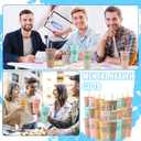 Skylety 32 Pcs Employee Appreciation Week Gift Bulk 24oz Inspirational Plastic Cup Tumbler with Straw Lid Staff Team Appreciation Gift Reusable Cup for Coworker Employees Volunteer 