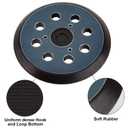 SAVITA 5 Inch 8 Hole Sander Pad Replacement Pad for D26451,151281-08, DW4388, 743081-8, 743051-7, Porter Cable - Fits DW421/K, DW423/K, BO5010, BO5030K, Porter Cable 390K 382 343