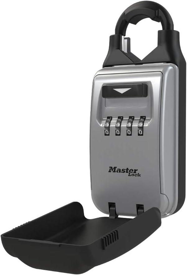 Master Lock 5420EC Set Your Own Combination Portable Lock Box with Adjustable Shackle, 6 Key Capacity