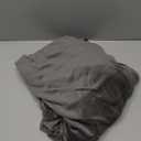 MAXIJIN Velvet Stretch Couch Cushion Covers Soft Loveseat Cushion Cover Replacement Sofa Seat Cushion Slipcovers RV Protector with Elastic Bottom (1 Piece Loveseat Cushion Cover, Gray) (Grey)