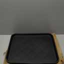 All-Weather Boot Tray - Water-Resistant Plastic Mud Pan, Pet Food Tray, and Outdoor or Indoor Shoe Mat for Entryway by Stalwart (Black)