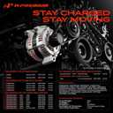 A-Premium Alternator Compatible with Jeep Grand Cherokee & Mercedes-Benz E280, E300, E320, ML320, Sprinter 2500 3500 & Dodge & Freightliner, V6 3.0L, 180A 12V CW 7-Groove Clutch Pulley