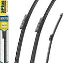 5 PLUS Silicone Windshield Wipers Replacement for 2018-2023 BMW X3 Wiper Blades(Set of 3),Automotive Replacement Windshield Wiper Blades For My Car-26"/20"/11"