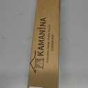 KAMANINA Bronze Curtain Rod 32 to 58 Inch(2.6-4.8ft), Adjustable Curtain Rods for Windows 28 to 48 Inch, 3/4 Inch Splicing Drapery Rods with Twisted Cage Finial