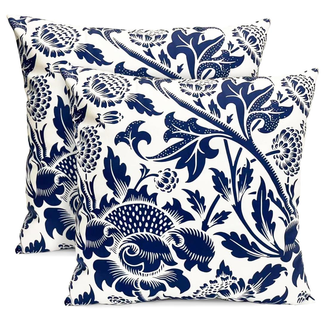 6 x Modern Decorative Boho Farmhouse Throw Pillow Covers 16x16 Inch Set of 2