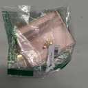 SEAVILIA Card Holder Keychain Wallet for Women with ID Window RFID Coin Purse Bee Gifts Slim Minimalist Small Wallet