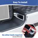 for RAM Rear License Plate Light Trim Cover Fit for Dodge RAM 2018-Present Chrome Exterior Accessories 2pcs