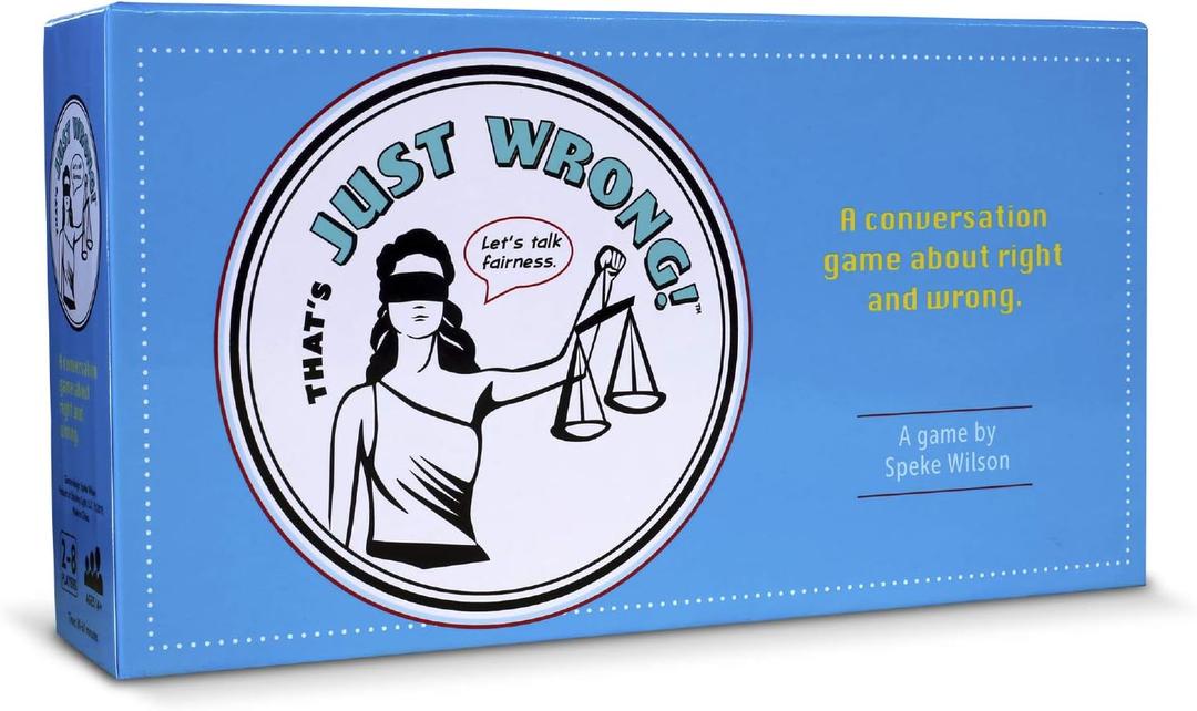 That's Just Wrong!  A Critical Thinking & Debate Game for Teens & Classrooms | Fun Ethical Dilemmas & Real-Life Legal Scenarios for Engaging Conversations
