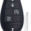 SUPALAND Remote Key Fob FOBIK Replacement Fits for Jeep Grand Cherokee 2008 2009 2010 2011 2012 2013 Commander 2008-2010 IYZ-C01C Keyless Entry Remote Start Control