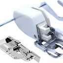 Open Toe Walking Foot W/Guide,for Quilting and Sewing Stitch Through Multiple Layers, Fits Brother Sewing Machines and MoreFree 1pcs 1/4" Quilting Foot