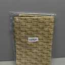 Smiry Rectangle Table Cloth, Waterproof Vinyl Tablecloths with Flannel Backing, Wipeable Spillproof Plastic Table Cover for Dinner and Outdoor (Weave Patterns, 52" x 70")